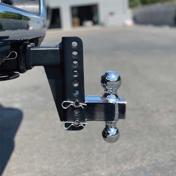 NEW - Trailer Valet 14,000 lbs Capacity  Steel Drop Hitch, 0-6" Drop, 2" and 2-5/16" Ball - Retail $119