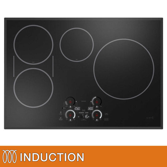 Like NEW - GE Café 30" Built-In Touch Control Induction Cooktop - Model CHP90301TBB - Retail $2449