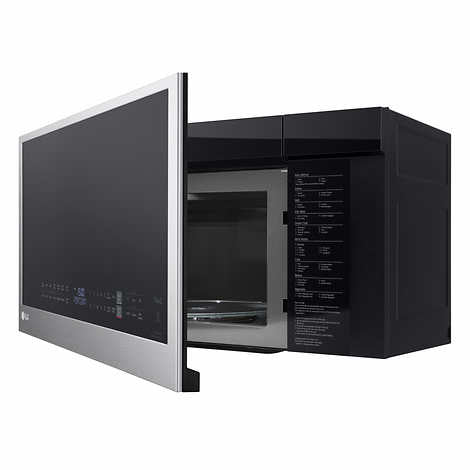 LG 2.0 cu. ft. Smart Wi-Fi Enabled Over-the-Range Microwave Oven with EasyClean - Retail $299