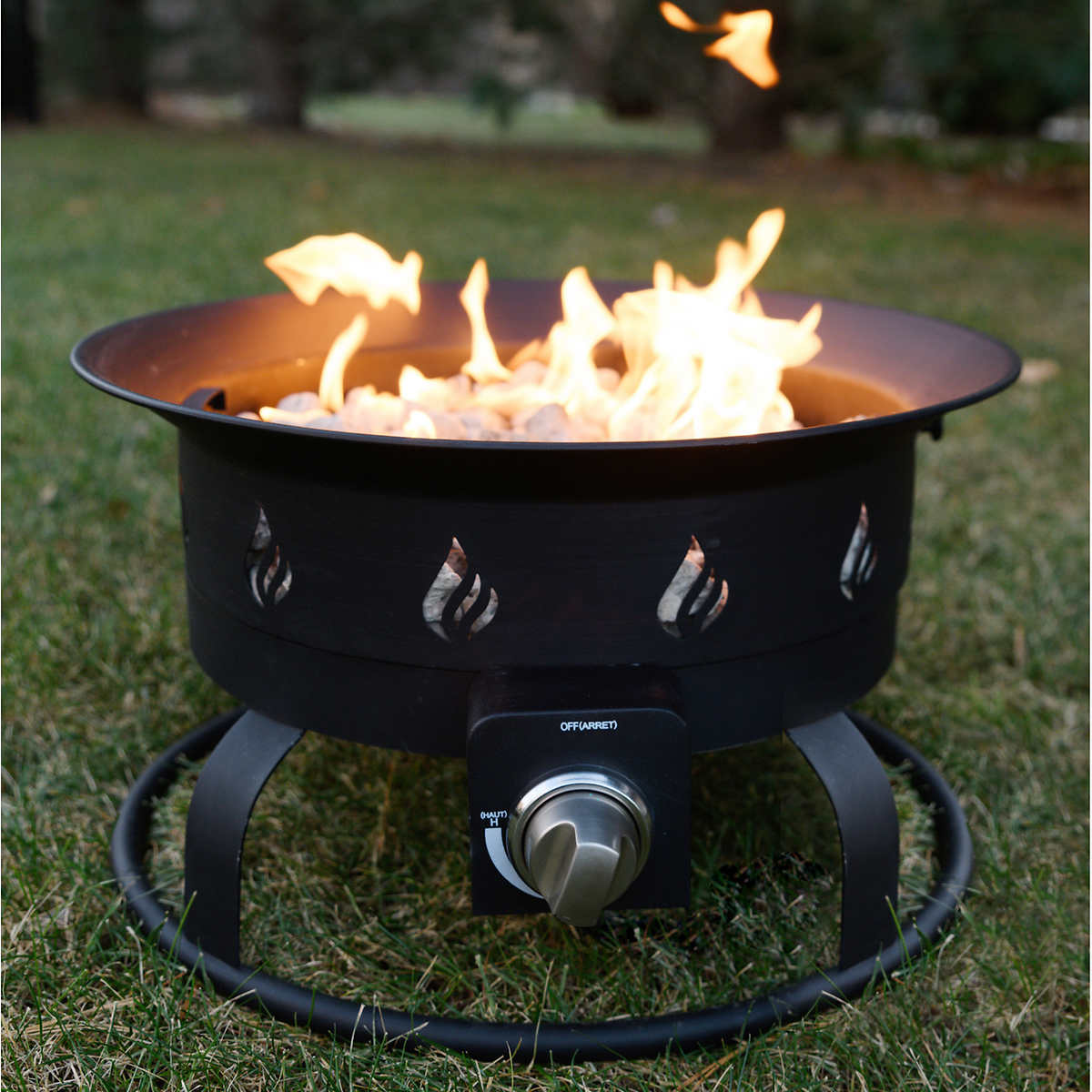 NEW - Costco - Beacon Leisure 18.5" Portable Gas Firebowl - Retail $99