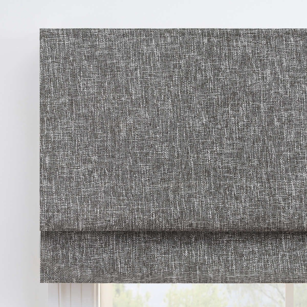 NEW - Costco - Eclipse Drew Total Blackout Roman Shade, Gray 27 X 64, 2-pack - Retail $79