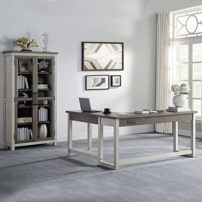 NEW - Costco - Evelyn Mae Corner Desk with Lift - Retail $379