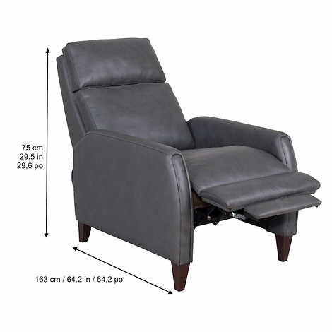 Costco - Decklyn Leather Pushback Recliner