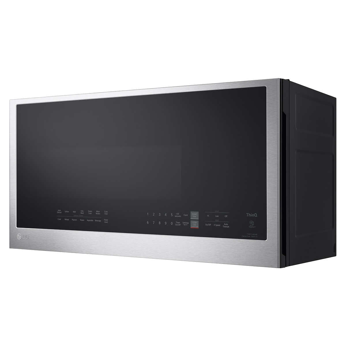 NEW - LG 2.0 cu. ft. Smart Wi-Fi Enabled Over-the-Range Microwave Oven with EasyClean - Retail $299