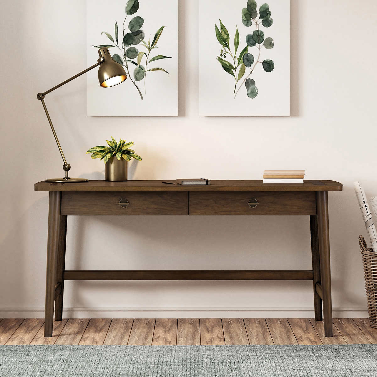 NEW In Box - Costco - Isabel 62” Writing Desk - Retail $599