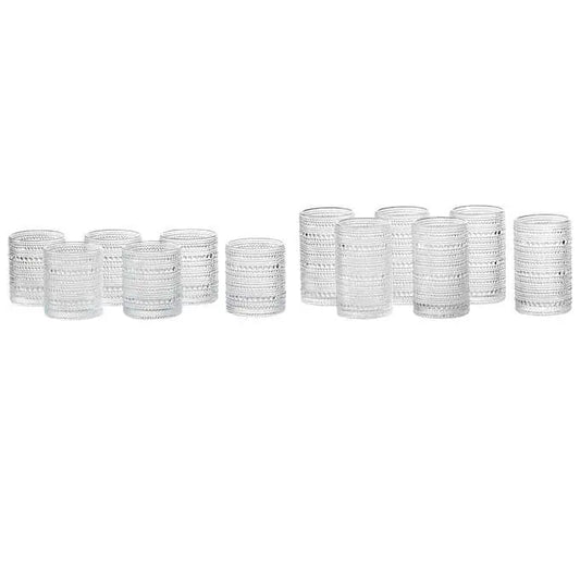 NEW - Jupiter by Fortessa DOF and Beverage Glass, Set of 12 - Retail $54