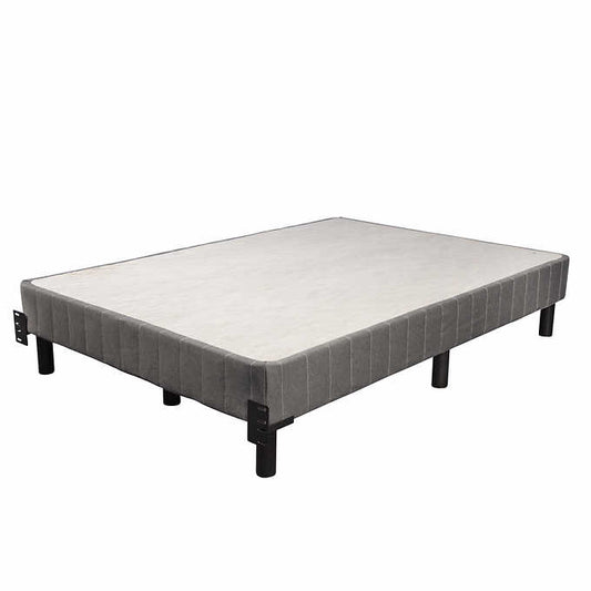 NEW - EnForce QUEEN 7" Metal Box Spring with Headboard Bracket and Legs - Retail $239
