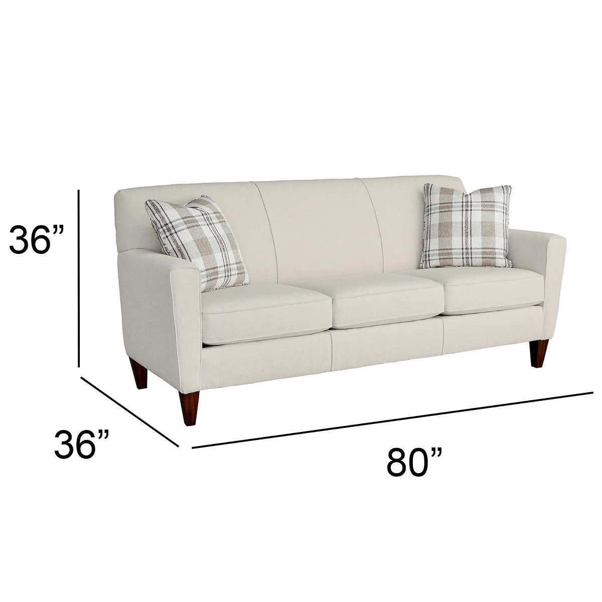 NEW - Costco - Flexsteel Abbey Fabric Sofa - Retail $1249