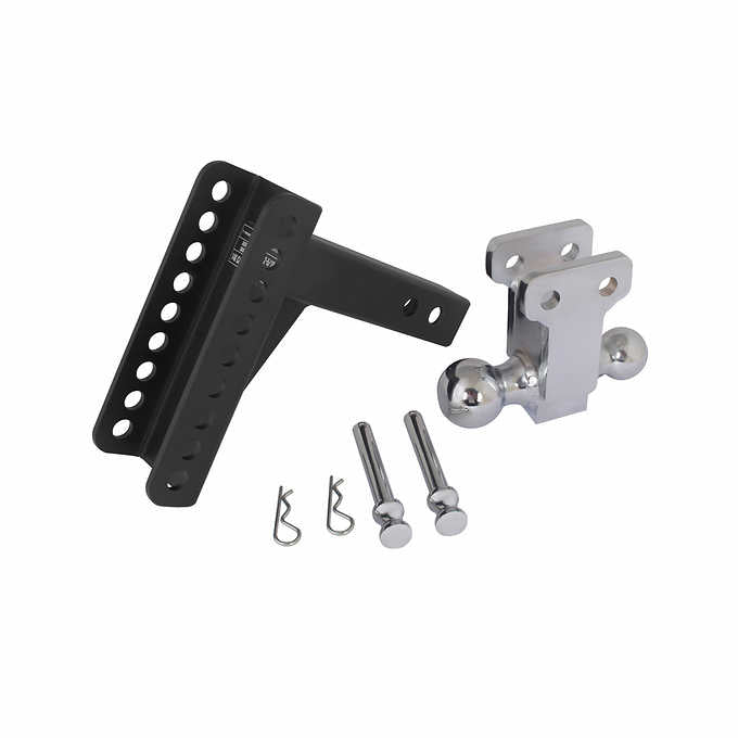 NEW - Trailer Valet 14,000 lbs Capacity  Steel Drop Hitch, 0-6" Drop, 2" and 2-5/16" Ball - Retail $119