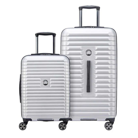 Costco - Delsey Silver 2-piece Hardside Trunk Set - Retail $149