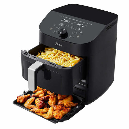 NEW - Costco - Midea 11-Quart Two Zone Air Fryer Oven - Retail $139