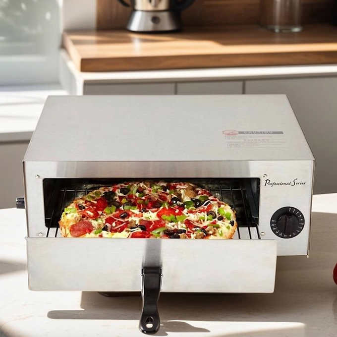 NEW - Professional Series Pizza Oven & Frozen Snack Baker, Stainless Steel - Retail $59
