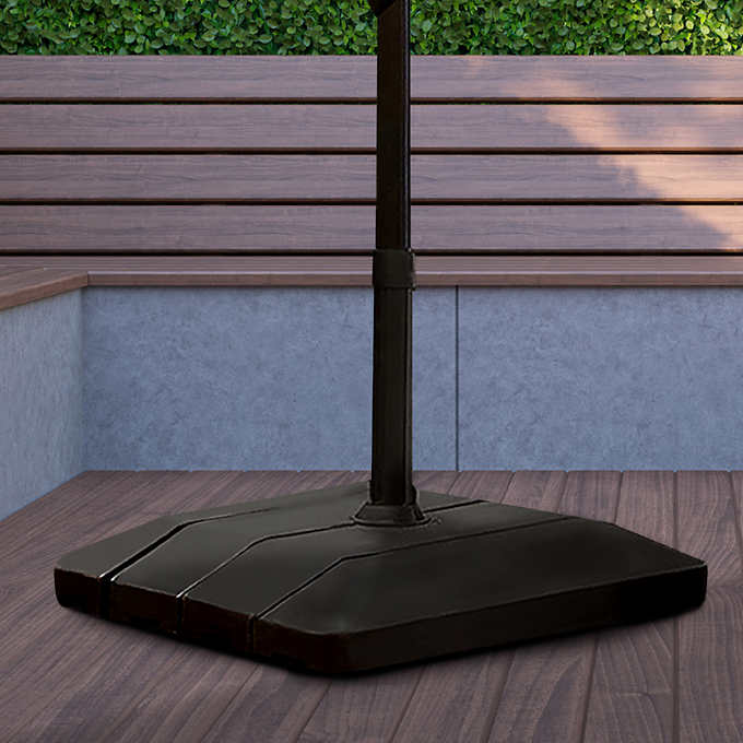 Costco - Seasons Sentry 10' Square Solar LED Cantilever Umbrella - Retail $699