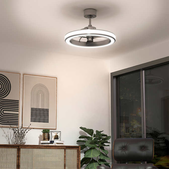 Artika Edwin 23" LED Chandelier Ceiling Fan