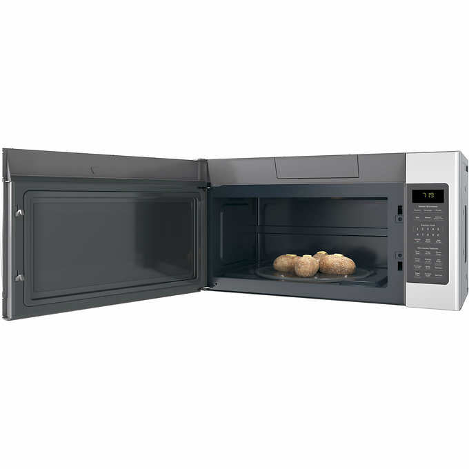 NEW W/ DAMAGE - GE 1.9 cu. ft. Over-the-Range Sensor Microwave Oven with Easy Clean Interior - Retail $439