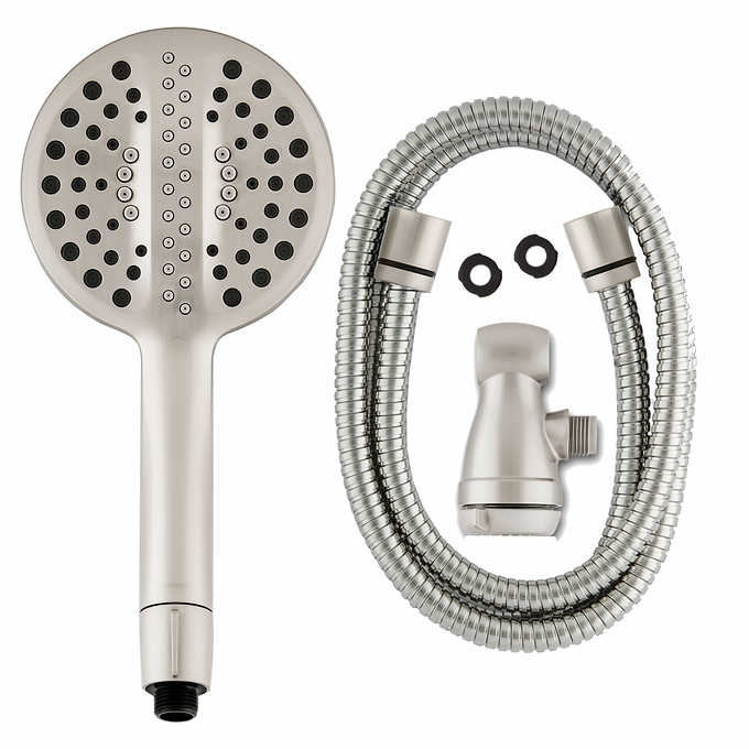 Waterpik UltraThin + Hand Held Shower Head With PowerPulse Massage - Retail $47