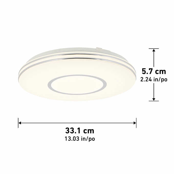 Artika Horizon 13" LED Flush Mount with Adjustable Color Temperature