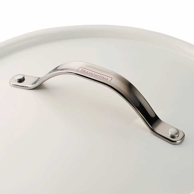 NEW - Tramontina White 5-Quarter All in One Pan Set - Retail $54