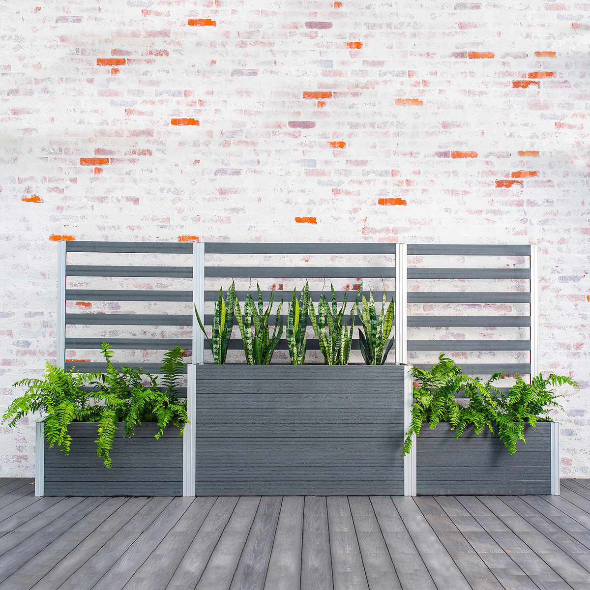 NEW - Costco - Vita Urbana 11' Parklette Planter Combo with Trellis - Retail $799