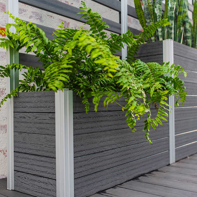 NEW - Costco - Vita Urbana 11' Parklette Planter Combo with Trellis - Retail $799