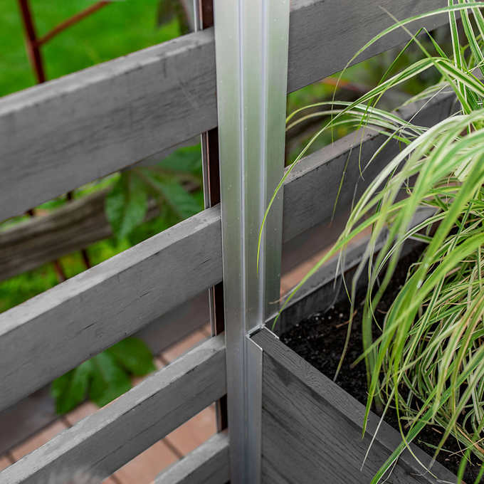 NEW - Costco - Vita Urbana 11' Parklette Planter Combo with Trellis - Retail $799