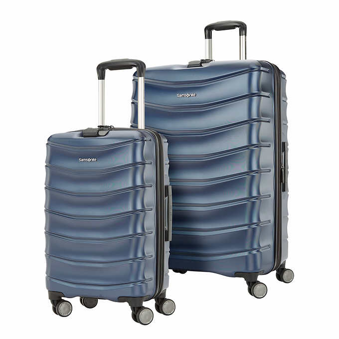Costco - Samsonite Blue Amplitude Hardside 2 Piece Luggage Set - Retail $199