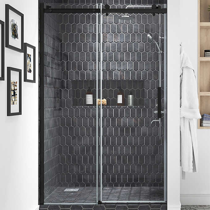 NEW - OVE Decors Kelsey Tempered Glass Shower Door - Retail $779