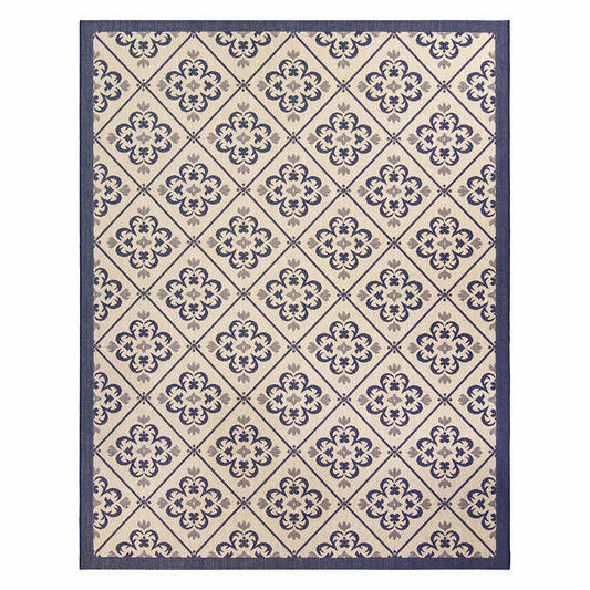 NEW - Costco - Naples Indoor/Outdoor Area Rug, Bronte, 5' 3" x 7' - Retail $99