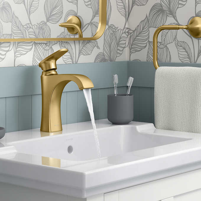 Kohler Tome Gold Single-Handle Bathroom Faucet