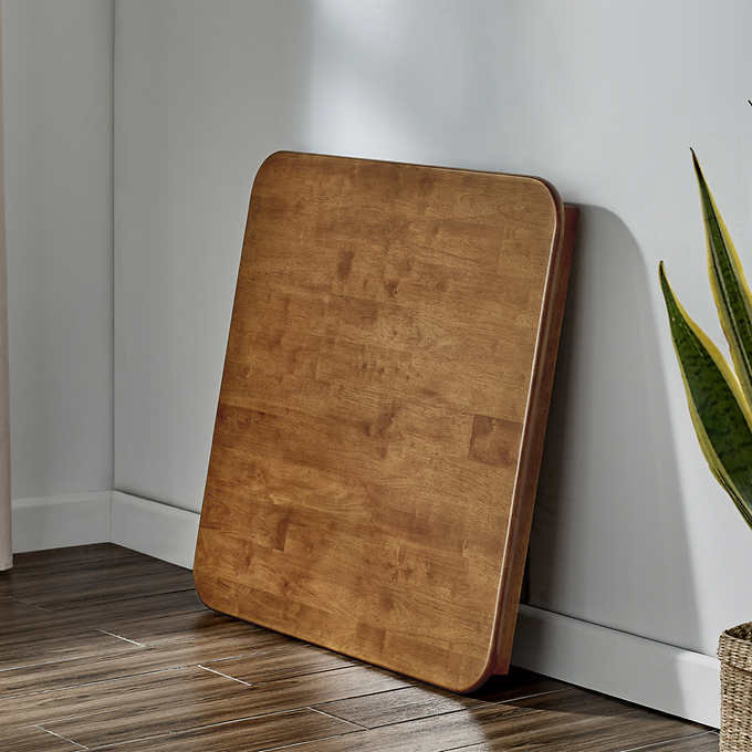 NEW - Costco - Stakmore 32in Wood Folding Table - Retail $99