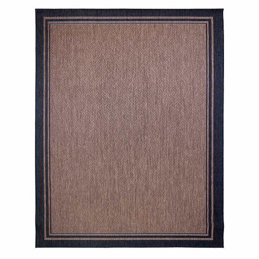 NEW - Naples 8 ft. 8 in. x 13 ft. Indoor/Outdoor Area Rug, Ace Border - Retail $250
