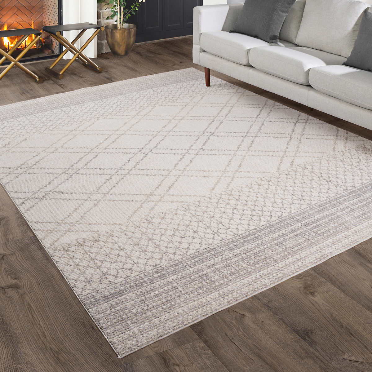 NEW - Costco - Oraya Area Rug, Ajene, 5' 3" x 7' - Retail $129