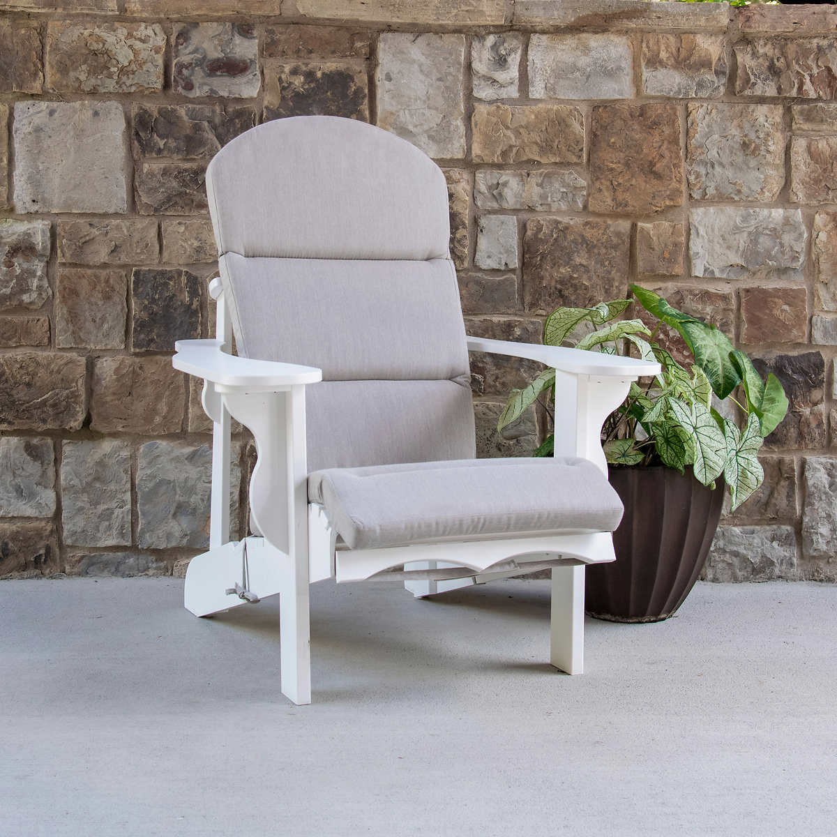 Costco - Gray Outdura Adirondack Chair Cushion - 2 Pack - Retail