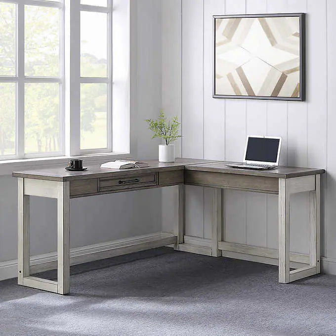NEW - Costco - Evelyn Mae Corner Desk with Lift - Retail $379