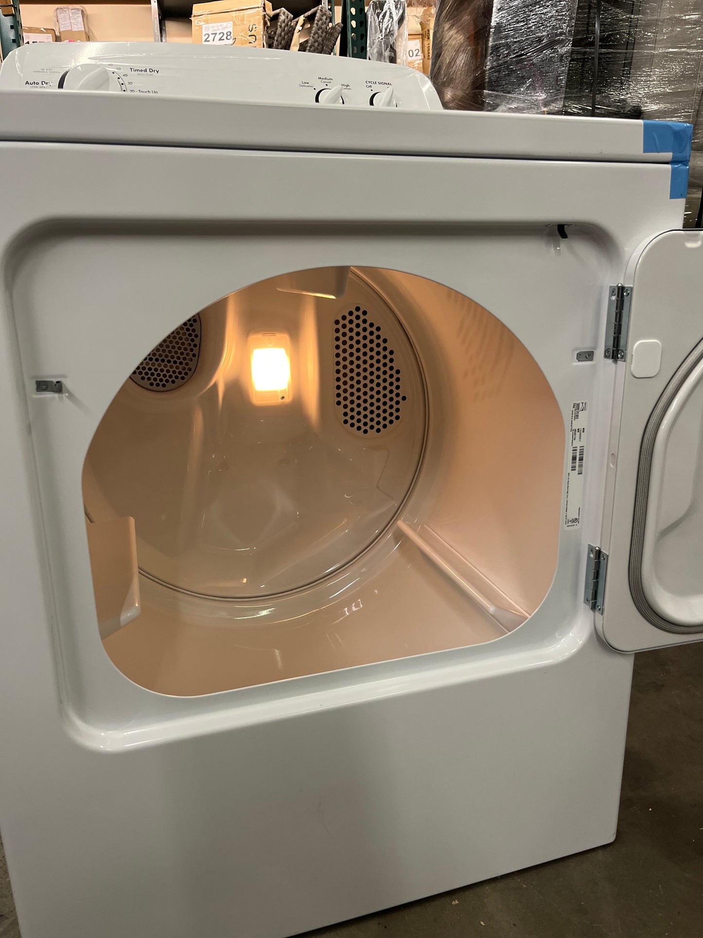 Like NEW - Kenmore 29" Front Load Electric Dryer with Wrinkle Guard and 7.0 Cubic Ft. Total Capacity - Retail $599