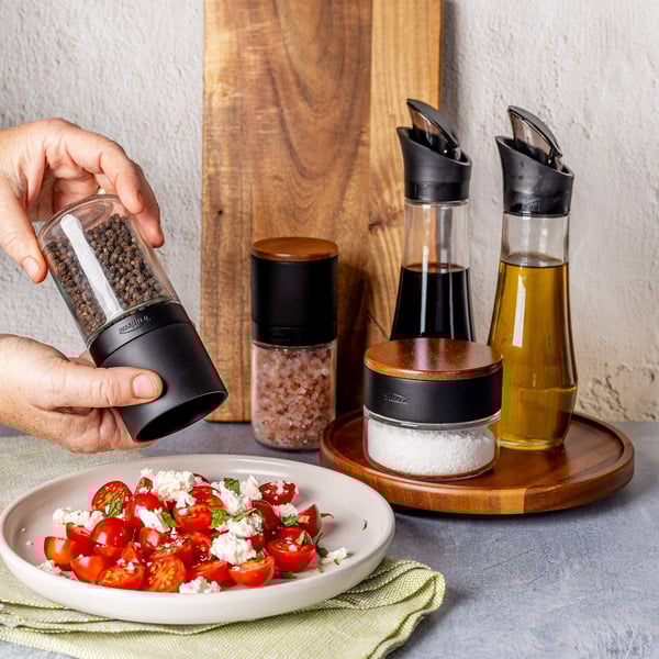 Trudeau Lazy Susan Seasoning Station, 6-piece Set