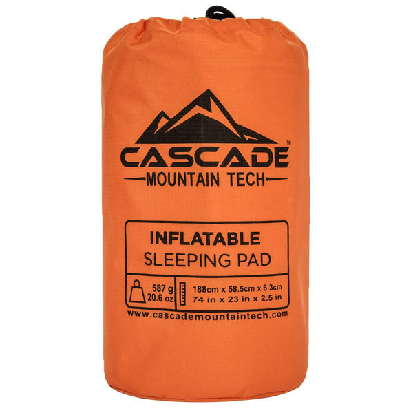 Cascade Mountain Tech Inflatable Sleeping Pad with Pillow