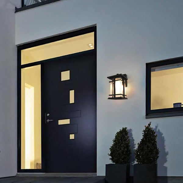 LUTEC Craftsman Style Outdoor LED Wall Lantern