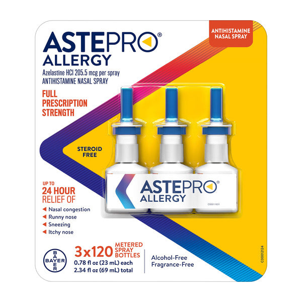 Astepro Full Prescription Strength Azelastine Hcl 205.5 Mcg Antihistamine Nasal Spray