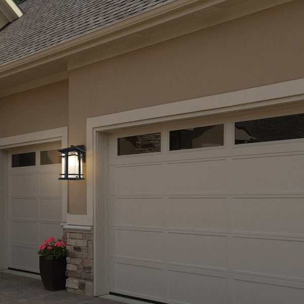LUTEC Craftsman Style Outdoor LED Wall Lantern