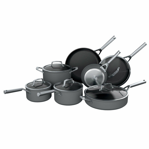Ninja 12-Piece Foodi NeverStick Premium Hard-Anodized Cookware Set - Black