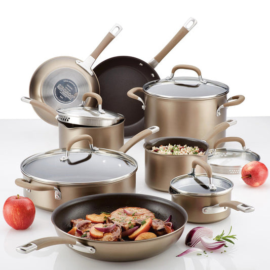 NEW - Circulon Premier Professional 13-piece Hard Anodized Cookware Set