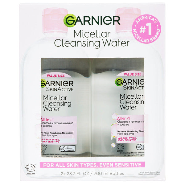 Garnier Micellar Cleansing Water 23.7 fl oz 2-pack