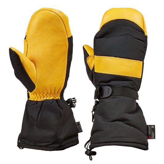 Saranac Gauntlet Premium Deerskin Ski Mitt, Assorted Sizes