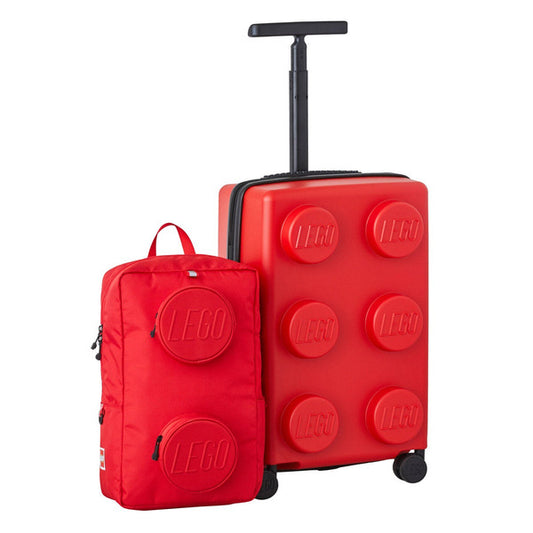 Lego Expandable Carry-on & Backpack Luggage Set - Red