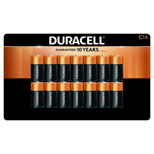Duracell C Alkaline Batteries, 14-pack