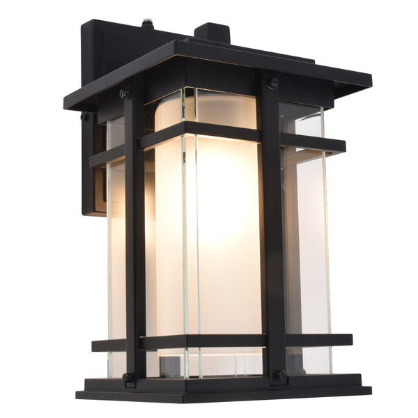 LUTEC Craftsman Style Outdoor LED Wall Lantern