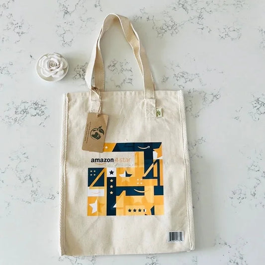 NEW - Amazon Canvas Reusable Shopping Bag