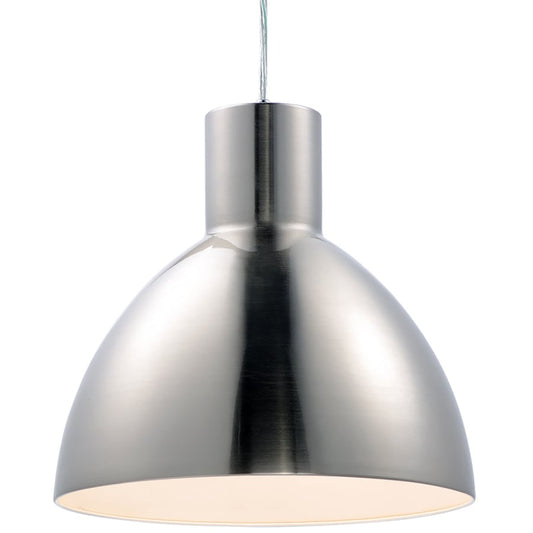 Maxim 11024SN Cora Single Light 14" Wide Pendant with Metal Dome Shade | Build.com