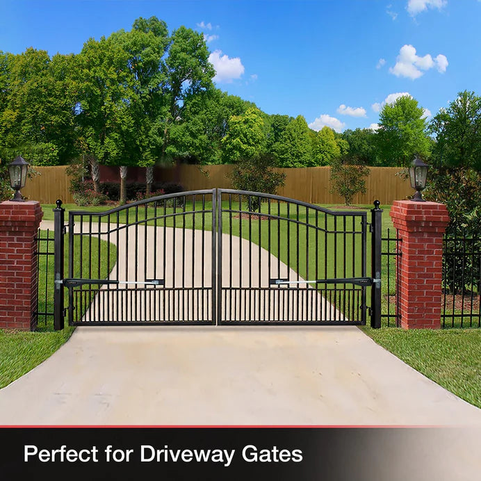 NEW - Mighty Mule Heavy Duty Dual Swing Automatic Gate Opener with Battery, up to 850 lb. per